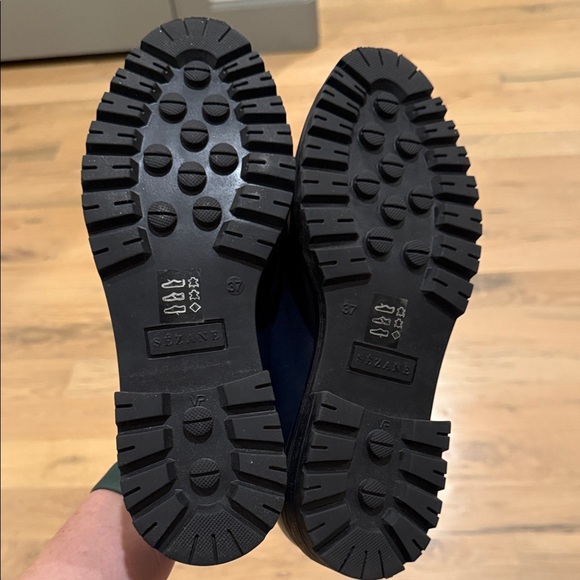 Sezane Albane Navy and White Loafers 37 EUC - Picture 7 of 8